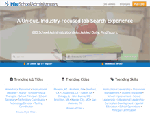 Tablet Screenshot of ihireschooladministrators.com